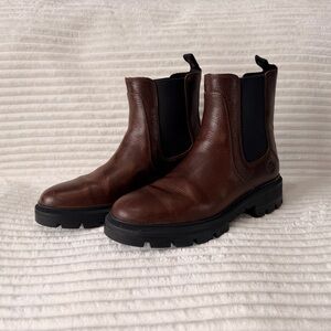 Timberland Women's Cortina Valley Leather Chelsea Boot  Size 9.5